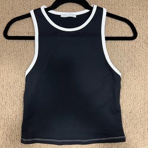 Zara high neck crop top